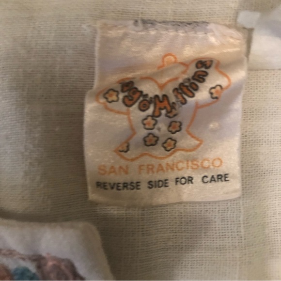 VINTAGE | RAG O’ MUFFIN Boho Hippie Tunic Blouse Top - Picture 5 of 8